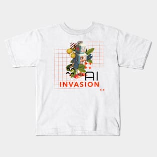 AI Invasion Kids T-Shirt